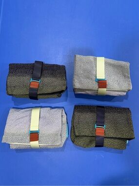 4x NEW KLM x Envisions Business Class Amenity Kits (2 Dark and 2 Light)